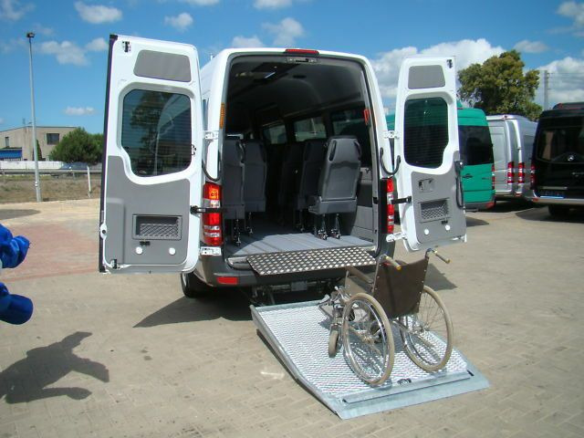 Minibús, Furgoneta de pasajeros nuevo Mercedes-Benz - Cuby -316 CDI Sprinter mit el. Rollstuhlrampe: foto 6