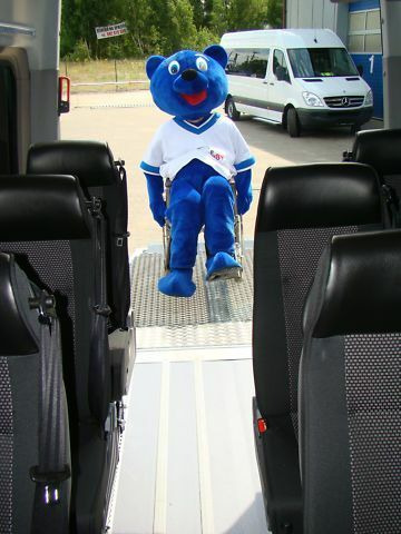 Minibús, Furgoneta de pasajeros nuevo Mercedes-Benz - Cuby -316 CDI Sprinter mit el. Rollstuhlrampe: foto 7