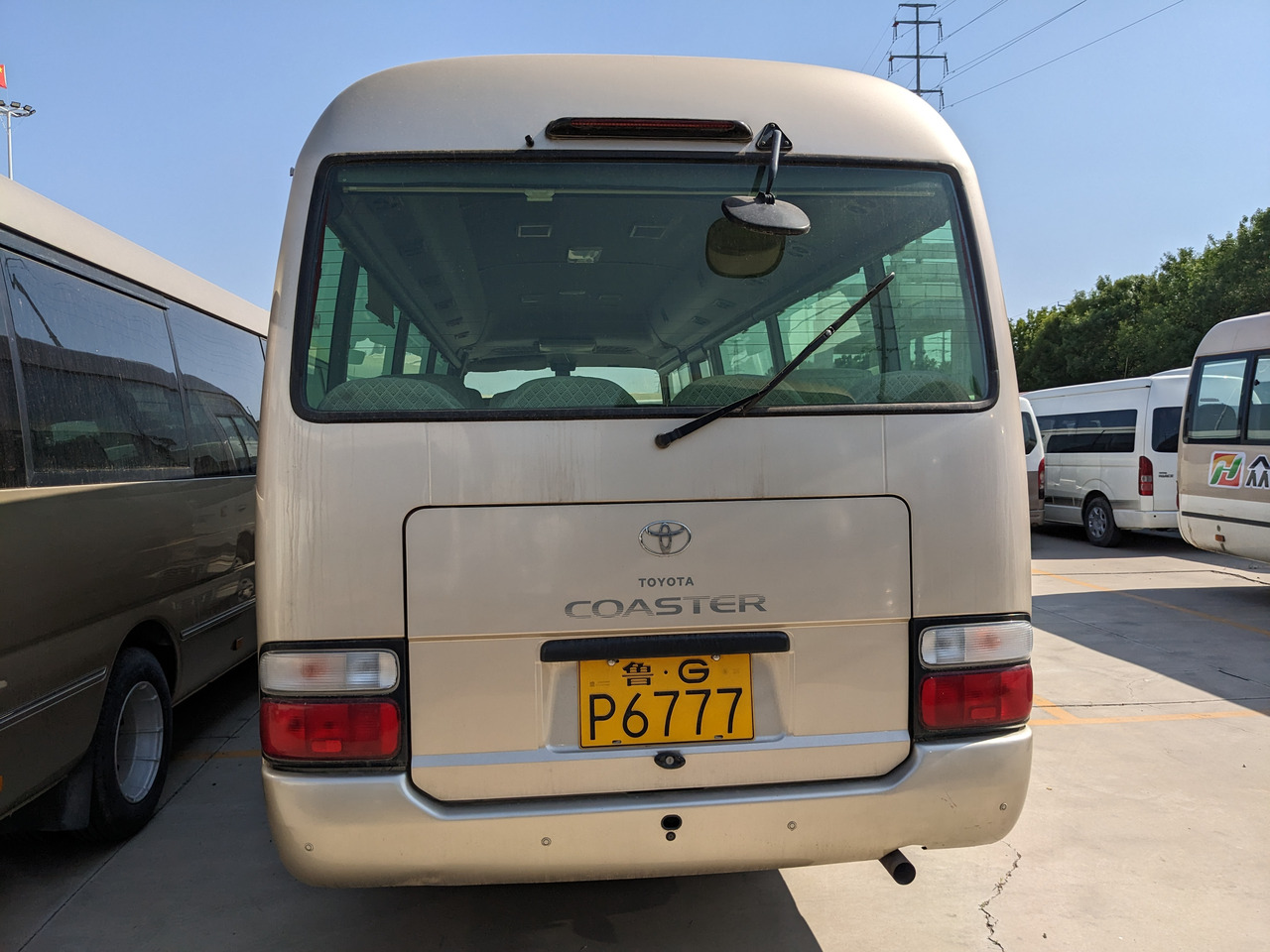Minibús, Furgoneta de pasajeros TOYOTA Coaster original Japanese passenger bus minivan: foto 6