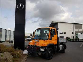 Mercedes-Benz UNIMOG U300 4x4 Hydraulik Standheizung Klima  - Camión caja abierta