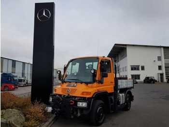 Unimog Mercedes-Benz U300 4x4 Hydraulik Standheizung  - Camión caja abierta