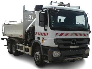 Camión volquete Mercedes-Benz Actros 2641 K 6x4 PK16001 Dumper truck with crane: foto 1