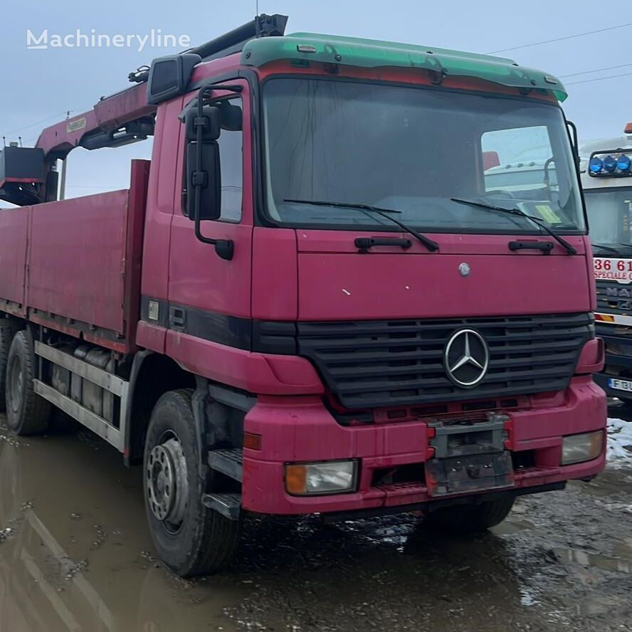 Camión grúa, Camión caja abierta Mercedes-Benz Actros MP1 6x4 + Palfinger Krane: foto 2