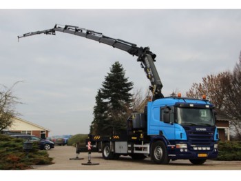 Camión Scania P230 36tm KRAAN+JIB+LIER/WINCH+EURO5!!ROOF/DACH!!: foto 1