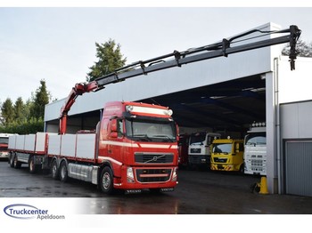 Camión caja abierta, Camión grúa Volvo FH 480 Combi, HMF 2220 K5, Dapa, Euro 5, 6x2, Truckcenter Apeldoorn: foto 1