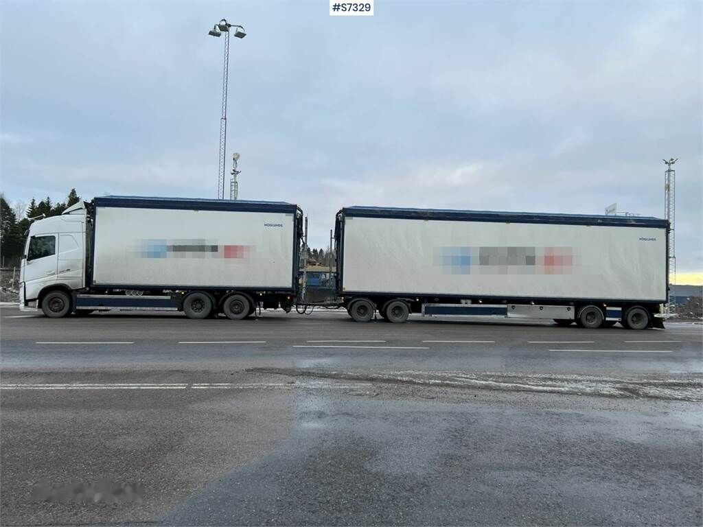 Leasing de Volvo FH 6x2 wood chip truck with trailer Volvo FH 6x2 wood chip truck with trailer: foto 13