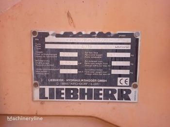 Excavadora de ruedas LIEBHERR A 316