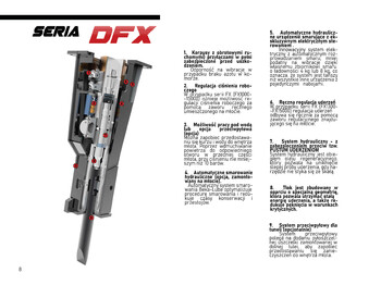 Martillo hidráulico para Excavadora nuevo DEMOQ DFX6000 Hydraulic breaker 5800 kg: foto 3
