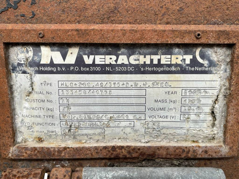 Cazo para Maquinaria de construcción Verachtert High Lift Bucket - CAT 966 / 972: foto 8