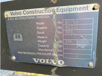Volvo L 60 L 120 Palettengabel / FORKS (99001747) - Horquillas para Maquinaria de construcción: foto 3