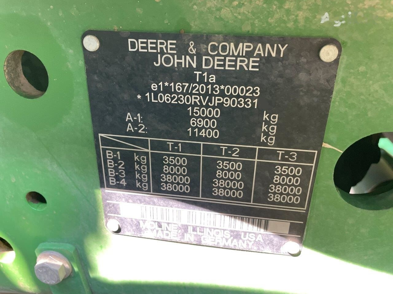 Tractor John Deere 6230R: foto 17