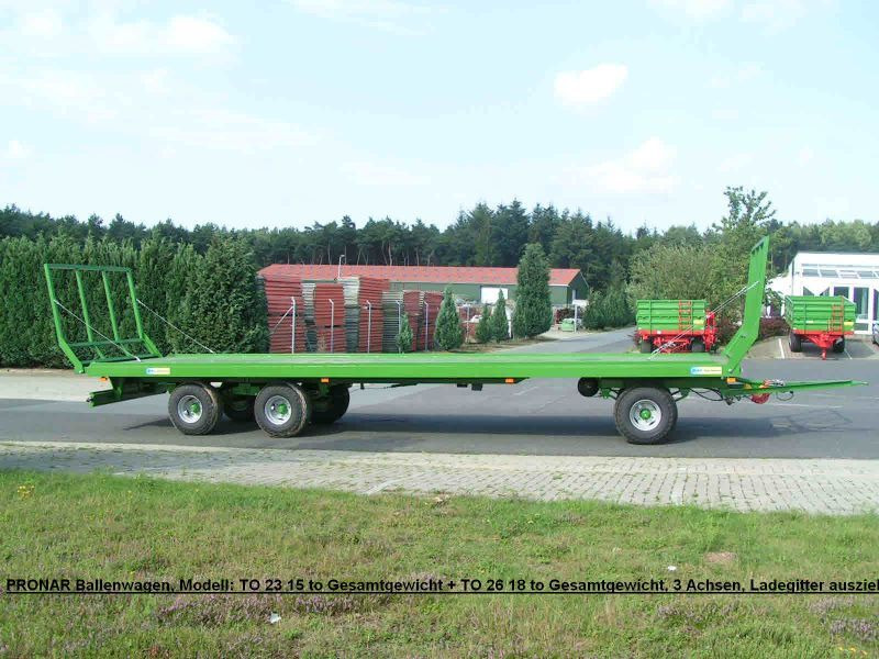 Remolque agrícola nuevo Pronar ab Lager: Ballenwagen, NEU, auch mit Bordwandgit: foto 6
