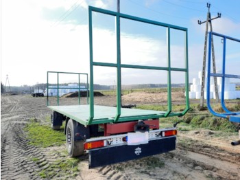 Schmitz AFW 18 ton - Remolque plataforma agrícola
