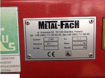  Prasa Sipma Metal Fach 2012 rok Z562 - Rotoempacadora