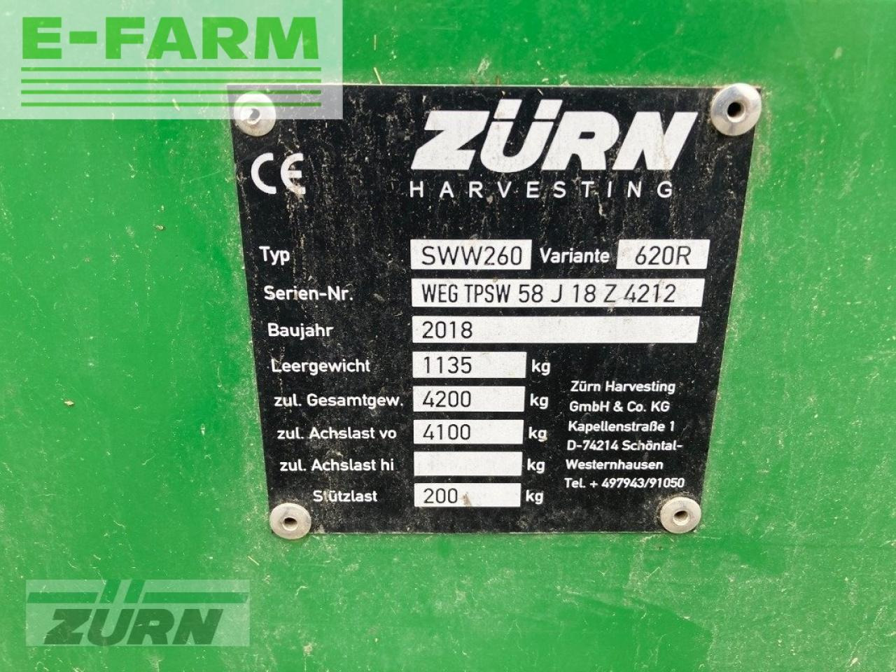 Tractor Zürn premium flow 620 pf 6,10 m: foto 21