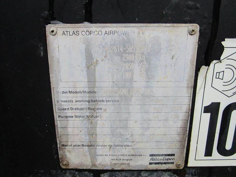 Compresor de aire Atlas-Copco XAHS 236 MD: foto 14