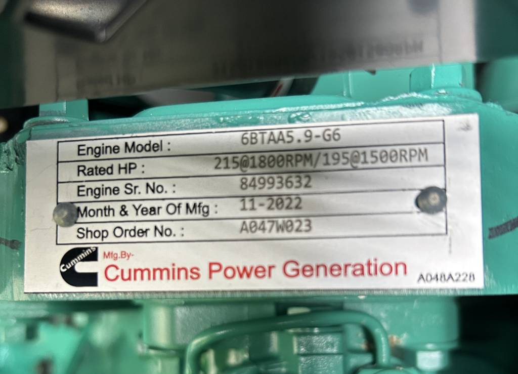 Generador industriale Cummins C150D5 - 150 kVA Generator - DPX-18510: foto 13