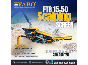 Trituradora móvil nuevo FABO FTB 15-50 Mobile Scalping Screen | Ready in Stock: foto 1