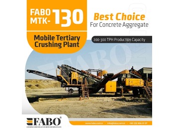 Trituradora móvil nuevo FABO MTK-130 MOBILE CRUSHING & SCREENING PLANT – SAND MACHINE: foto 1