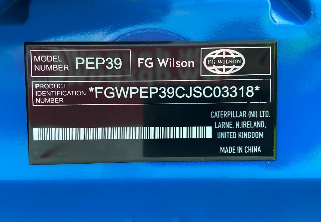 Generador industriale FG Wilson P88-3 - 88 kVA Open Genset - DPX-16007-O: foto 13