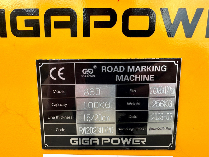 Construcción de carreteras nuevo Giga power Road Marking Machine: foto 16