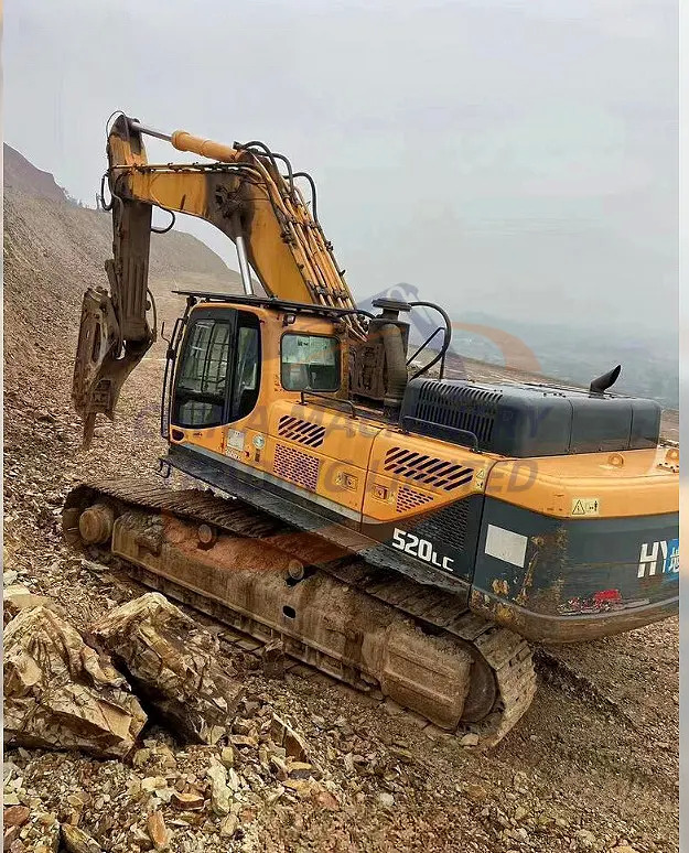 Excavadora Hot Sale Multifunction Low Working Hours Hyundai520 Used Excavator Good Quality Used Excavator: foto 3