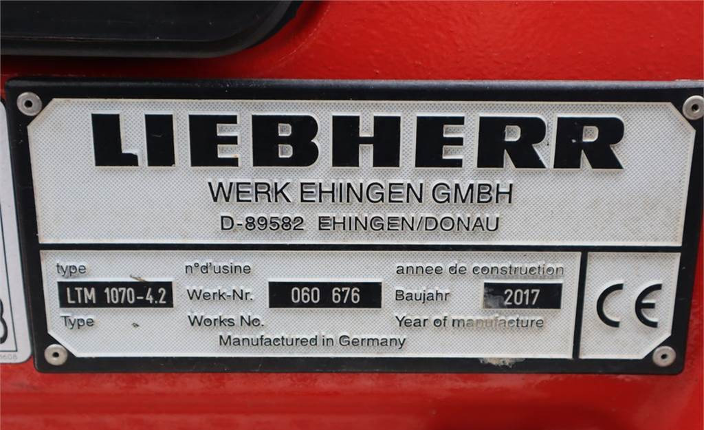 Grúa todo terreno Liebherr LTM1070-4.2 Dutch Vehicle Registration, Valid Insp: foto 7