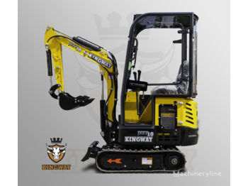 KINGWAY Mini Excavator Jeff 10 K Ramie Skrętne + bucket 300/500/800 - Miniexcavadora
