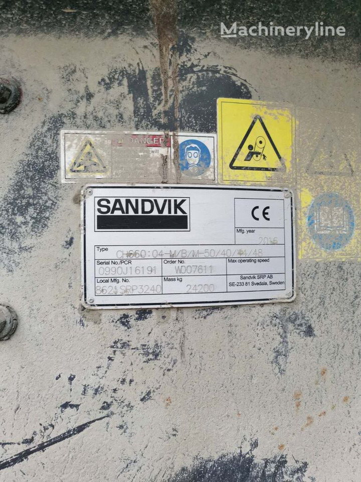 Trituradora de cono Sandvik CH660 Hydrocone: foto 2