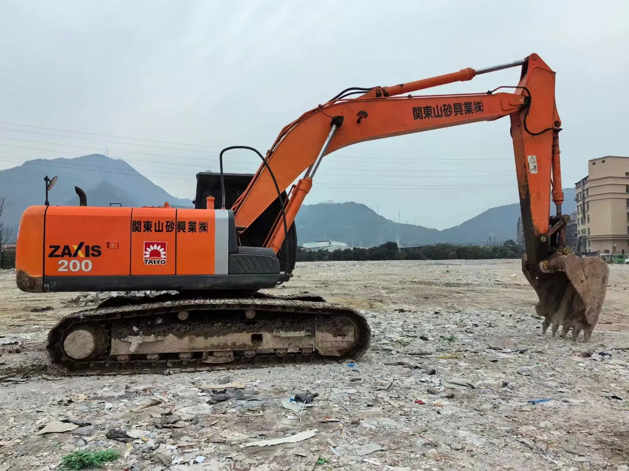 Excavadora de cadenas Second hand hitachi zx200 excavator zx200-3g zx200-5g 20 ton used excavator in china yard for sale: foto 4