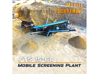 FABO FTS-1560 TRACKED SCREENING PLANT 150-220 TPH | AVAILABLE IN STOCK - Trituradora móvil