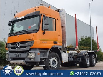 Mercedes-Benz ACTROS 3346 6x4 full steel eps - Remolque forestal