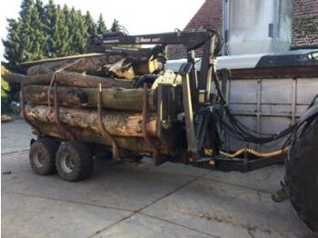 Nokka Tume MV 91 mit Forstkran - Remolque forestal