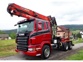 Scania R620 Loglift Do Drewna Dłużycy Lasu Hutttner Doll Euro 4 - Remolque forestal