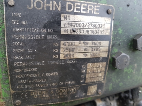 Motor John Deere 6230 Front, Rear Axle, Engine, Transmission,lift Parts  R504849: foto 7