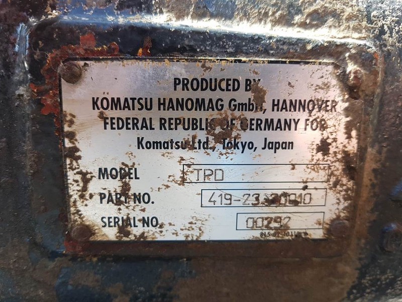 Eje y piezas para Maquinaria de construcción Komatsu TPD - WA320 - 5H Axle/Achse/As: foto 5
