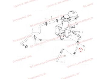  MAN D2066 Separator oil return pipe 01802-5573 - motor y piezas