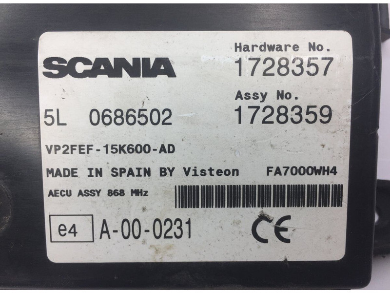 Unidad de control Scania R-series (01.04-): foto 4