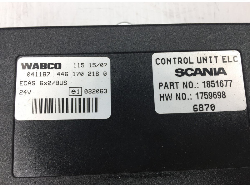 Unidad de control Wabco R-series (01.04-): foto 4
