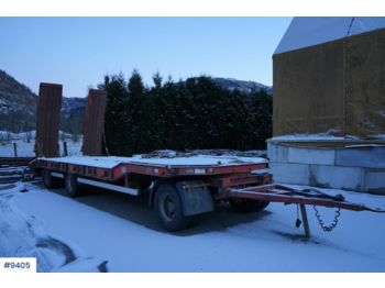 Remolque góndola rebajadas Hoffmann 3 axis machine trailer. Steel suspension and manual ramps.: foto 1