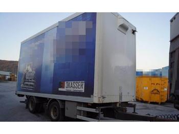 Ekeri 2 axle box trailer with rear lift  - Remolque caja cerrada