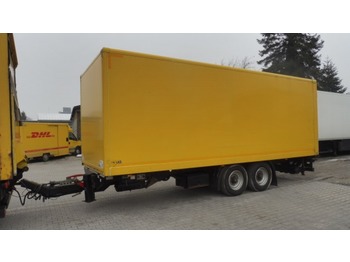  SAXAS Tandem-Koffer 7,1m, LBW Mietkauf möglich - Remolque caja cerrada
