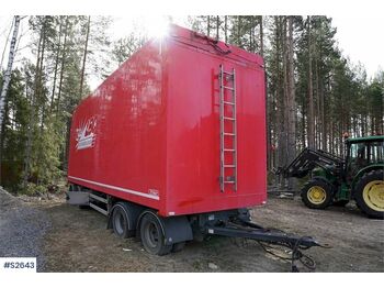 TYLLIS 4PVH Wood Chip Combi trailer with hydraulics - Remolque caja cerrada