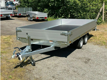 Saris PL 406 204 3500 kg - mit niedrig Fahrwerk  - Remolque plataforma/ Caja abierta