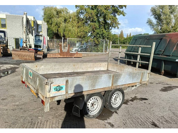 Henra jp205 aanhanger trailer 2 assige 2000 kg MARGE  - Remolque porta maquinaria