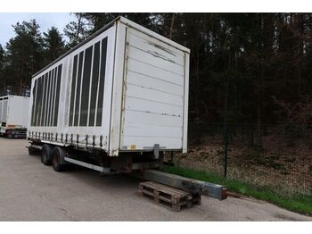 Junge AWZ 18 T, BDF mit Tier-Container  - Remolque transporte de ganado