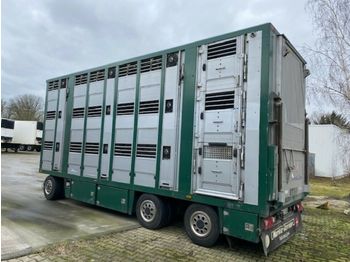 Menke 3 Stock  Vollalu 7,50m  - Remolque transporte de ganado
