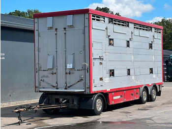 Pezzaioli RBA 31 3.Stock m. Hubdach & Tränke  - Remolque transporte de ganado