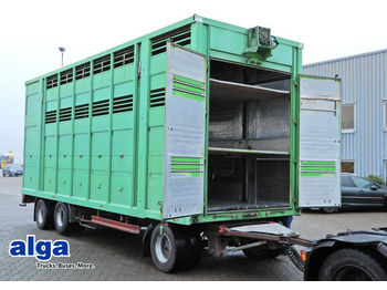 Viehtransporter  Menke, Schweinetaxi, 3 Etagen  - Remolque transporte de ganado