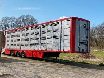Semirremolque transporte de ganado Menke-Janzen 4 Stock Vollalu Typ 2 Lenkachse: foto 1